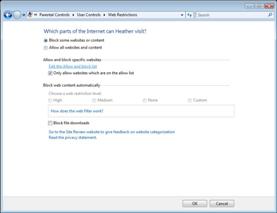 Block Web Sites